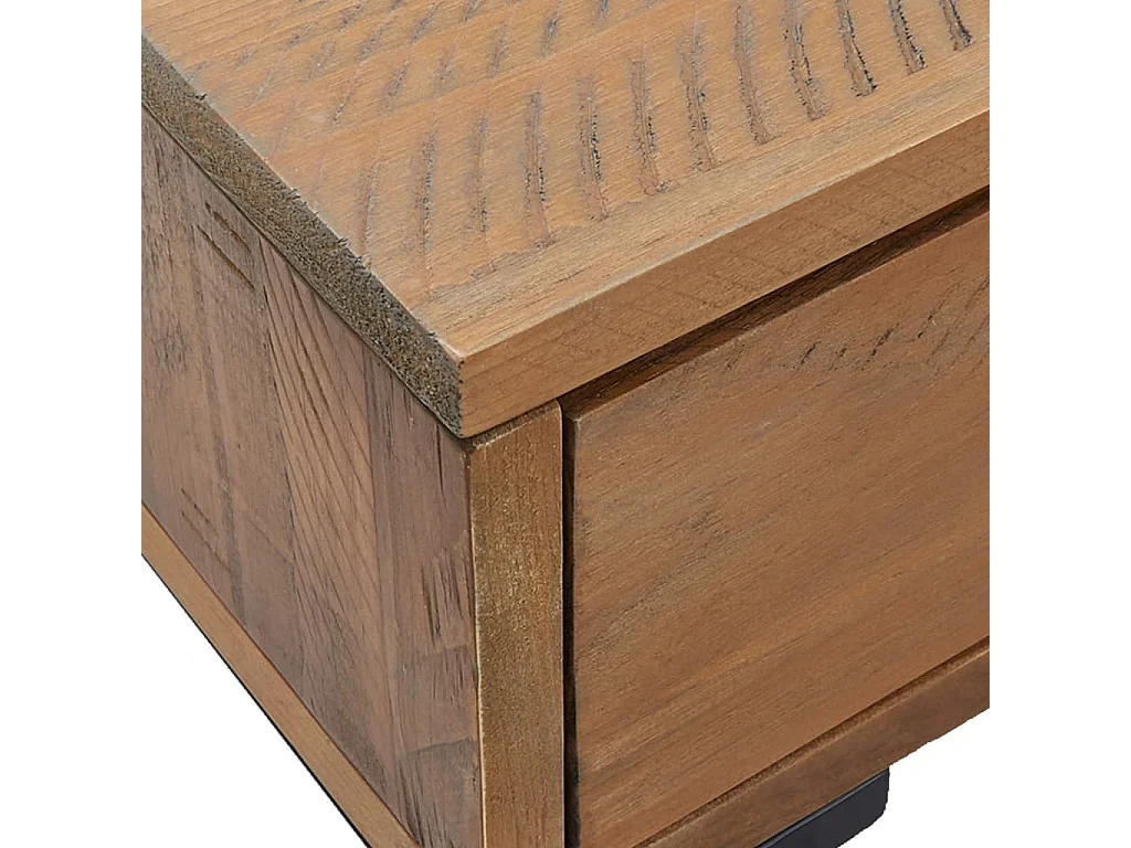 Mesa de centro | Mesa auxiliar acero superficie de vidrio negra 78,5x40x41cm SHL4447
