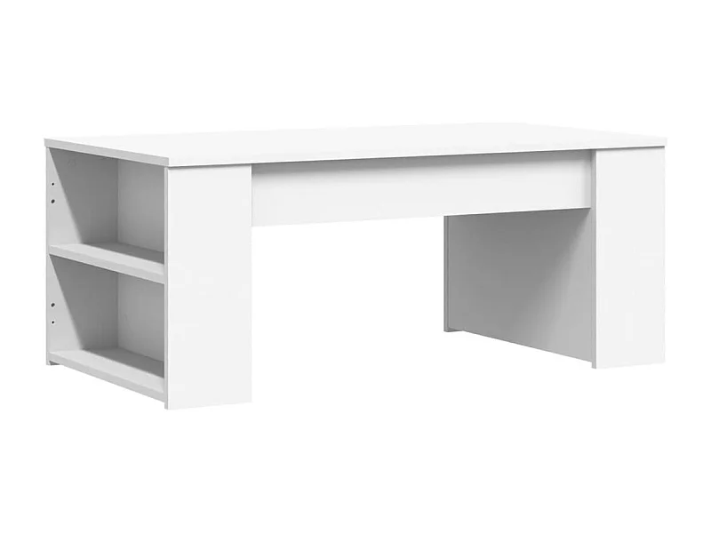 Couchtisch-Wohnzimmertisch-Beistelltische Weiß 102x55x42 cm Holzwerkstoff SHL67876