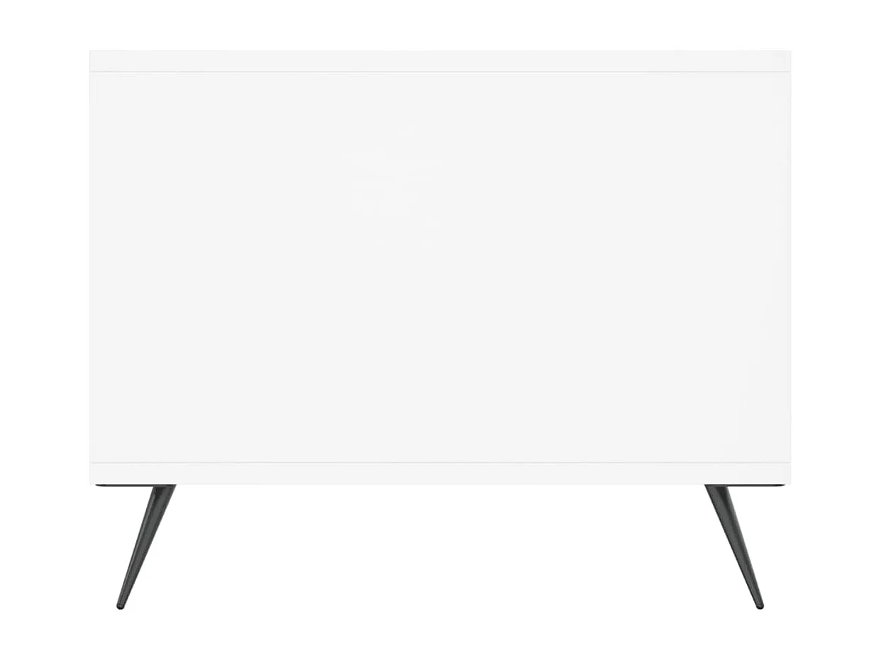 Couchtisch-Wohnzimmertisch-Beistelltische Weiß 102x50x40 cm Holzwerkstoff SHL35161