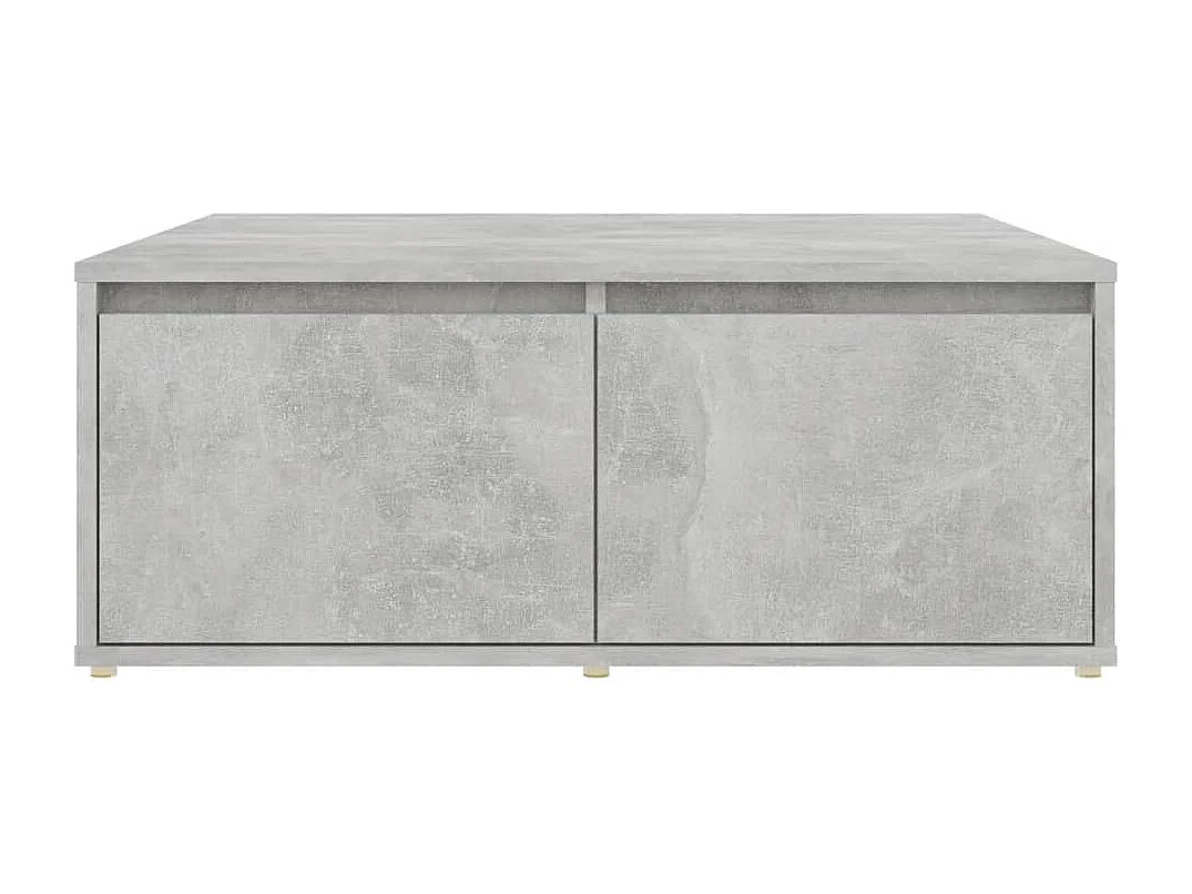 Couchtisch-Sofatisch-Beistelltische Betongrau 80x80x31 cm Holzwerkstoff SHL31201