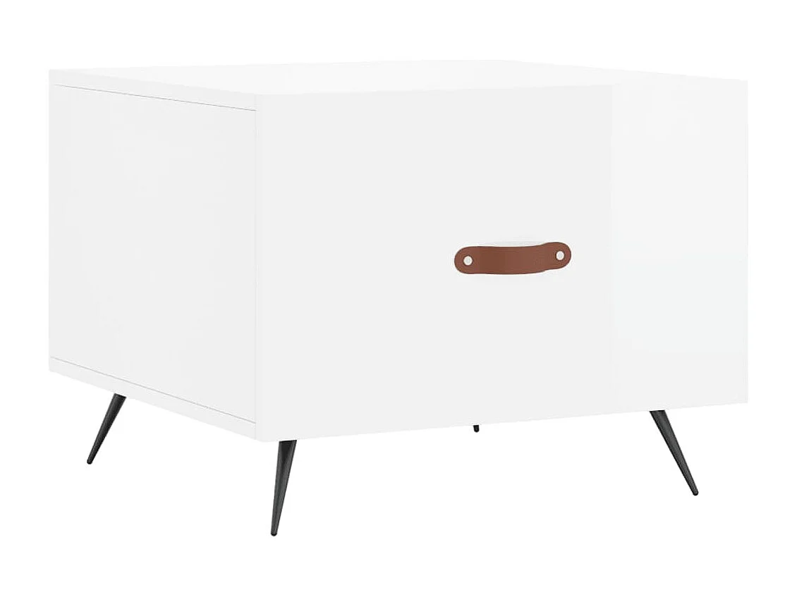 Mesa de centro | Mesa auxiliar madera de ingeniería roble ahumado 50x50x40 cm SHL3835