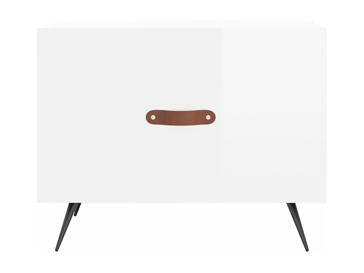 Mesa de centro | Mesa auxiliar madera de ingeniería roble ahumado 50x50x40 cm SHL3835