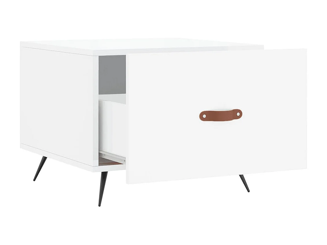 Mesa de centro | Mesa auxiliar madera de ingeniería roble ahumado 50x50x40 cm SHL3835