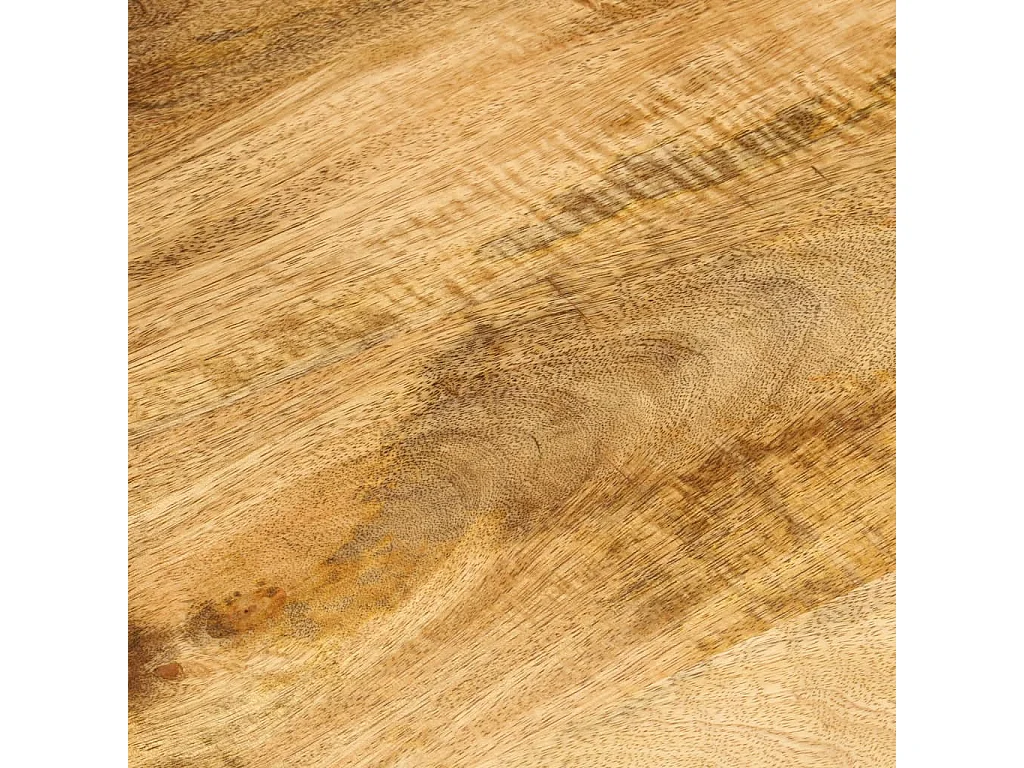 Couchtisch-Sofatisch-Beistelltische mit Ablage 100x55x38 cm Massivholz Mango und Stahl SHL86632