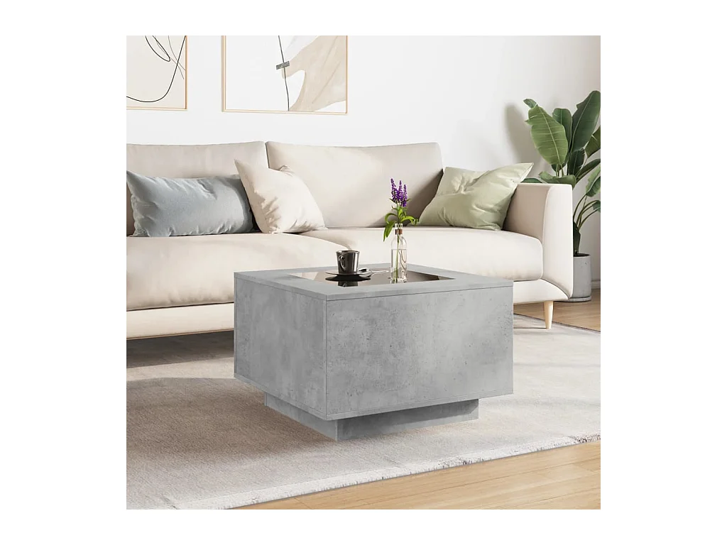 Mesa de centro-Mesa auxiliar madera contrachapada roble sonoma 102x50x40 cm SHL361050