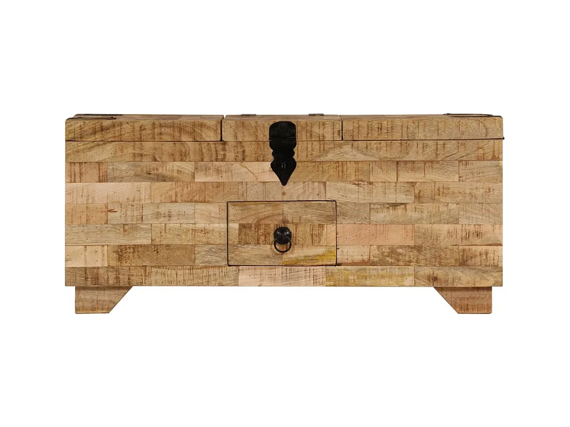 Mesa de centro | Mesa de café | Mesa auxiliar Madera envejecida 75x75x38 cm SHL2687