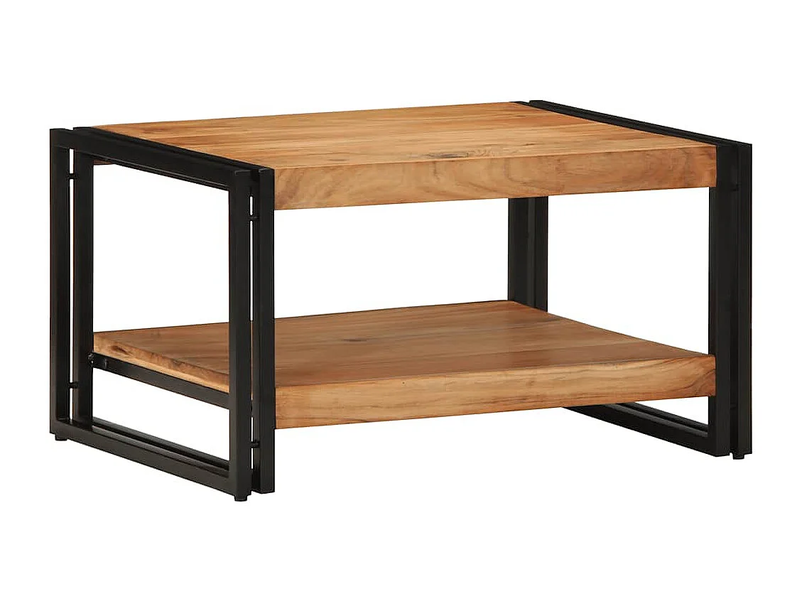 Couchtisch-Wohnzimmertisch-Beistelltische 70x50x38 cm Massivholz Akazie SHL61045