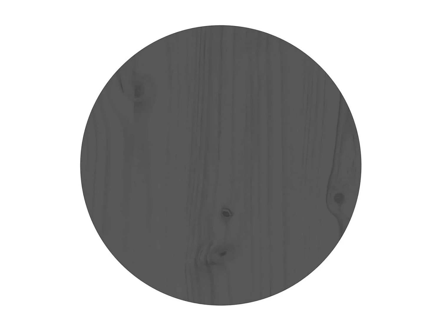 Table basse salon-Table d'appoint Gris Ø 40x60 cm Bois massif de pin SHL31210