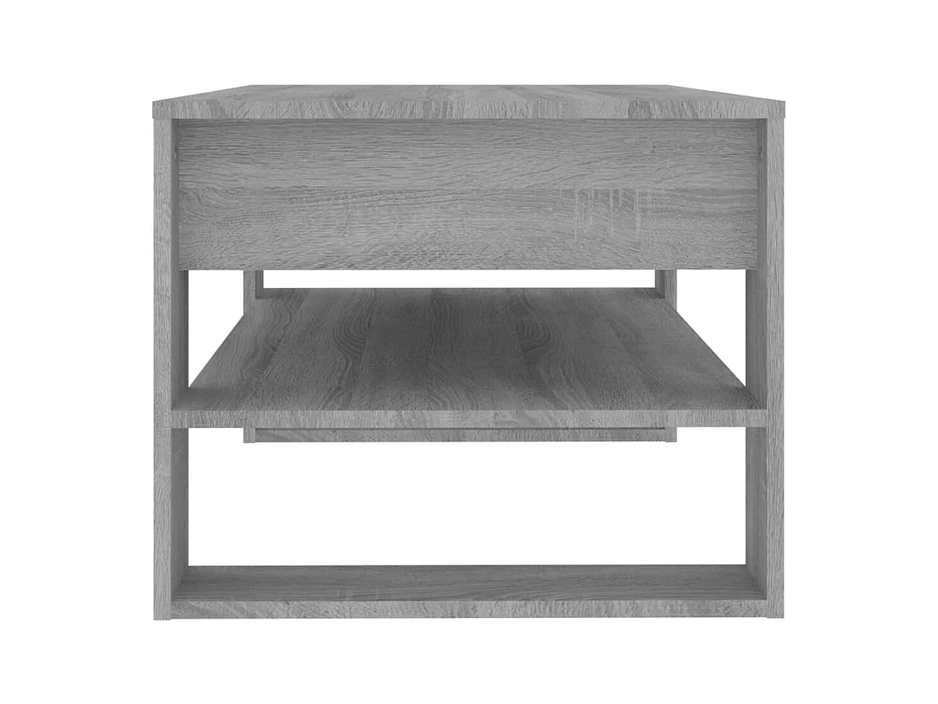Mesa de centro | Mesa auxiliar madera contrachapada negro 100x50,5x40 cm SHL3904