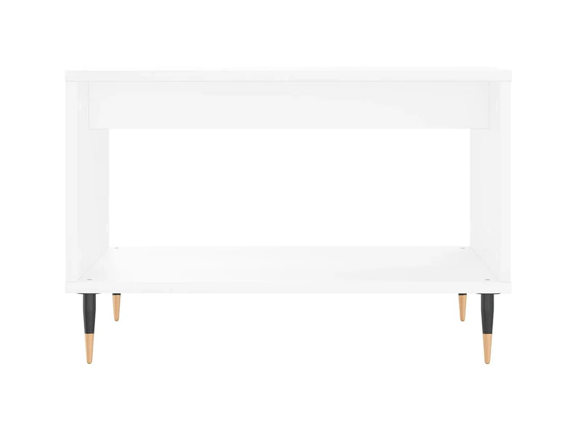 Mesa de centro | Mesa auxiliar madera de ingeniería negro 102x60x45 cm SHL2034