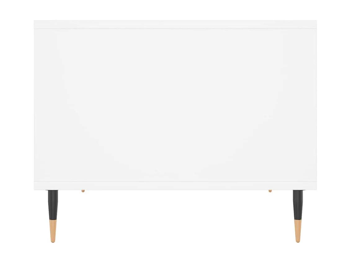 Couchtisch-Wohnzimmertisch-Beistelltische Weiß 60x50x40 cm Holzwerkstoff SHL96852