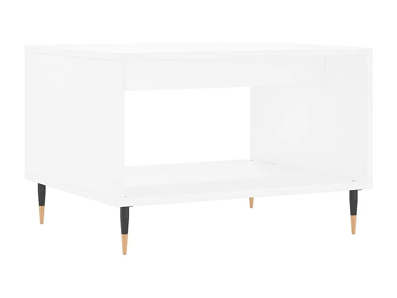 Couchtisch-Wohnzimmertisch-Beistelltische Weiß 60x50x40 cm Holzwerkstoff SHL96852