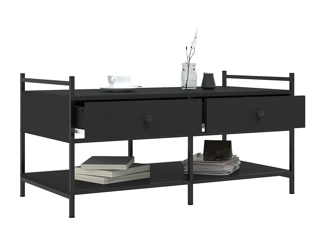 Mesa de centro-Mesa auxiliar acero inox plateado y madera maciza reciclada SHL4865