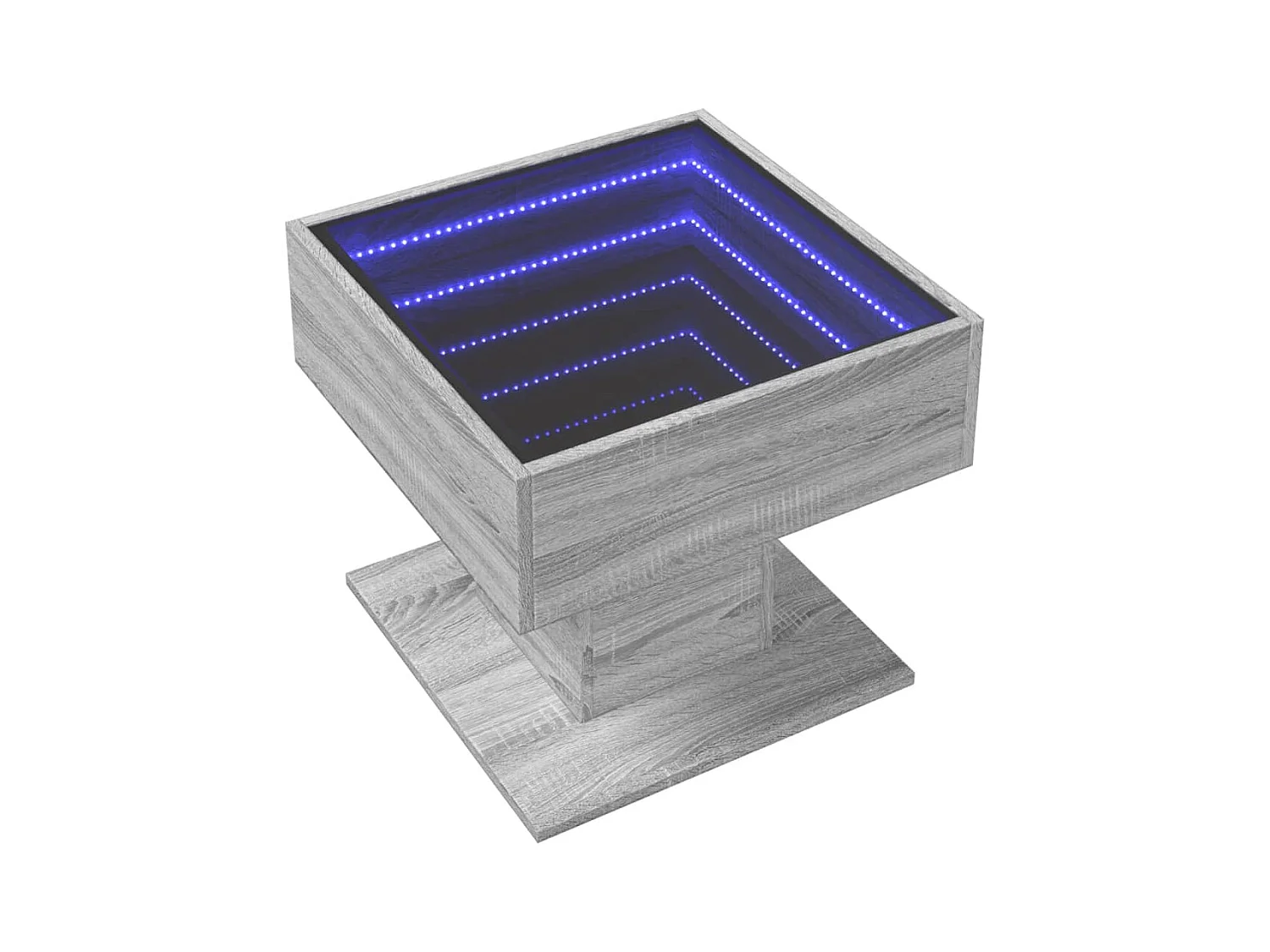 Mesa de centro-Mesa auxiliar madera contrachapada negro 102x50x40 cm SHL352689