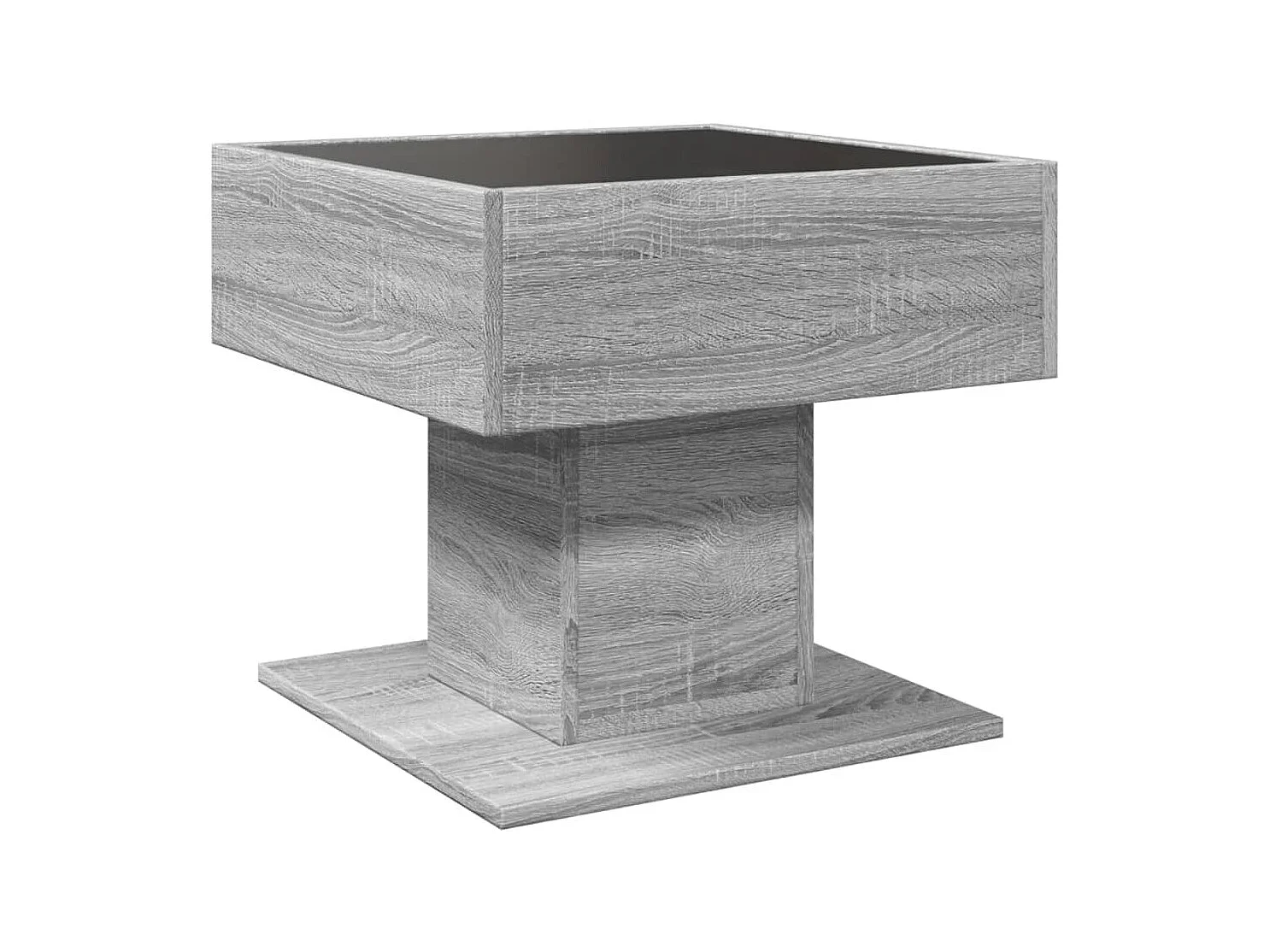 Mesa de centro-Mesa auxiliar madera contrachapada negro 102x50x40 cm SHL352689