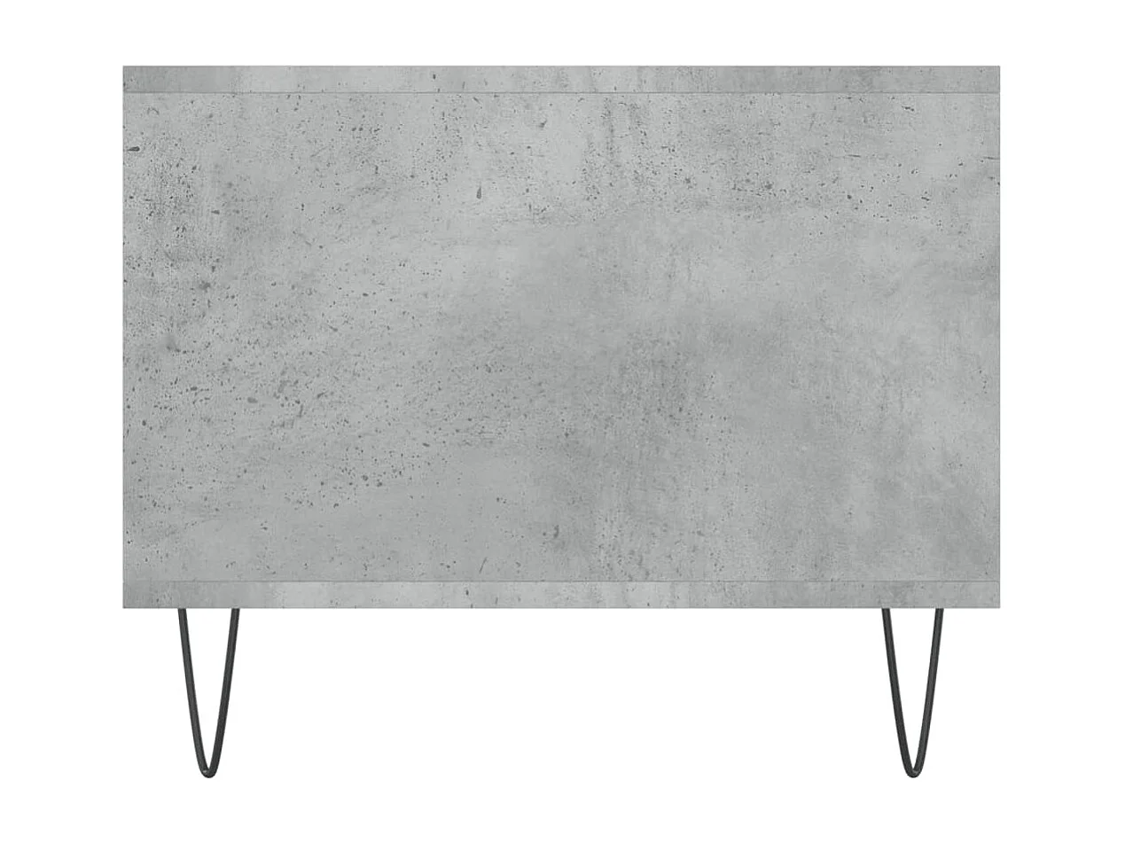 Couchtisch-Wohnzimmertisch-Beistelltische Betongrau 102x50x40 cm Holzwerkstoff SHL58353