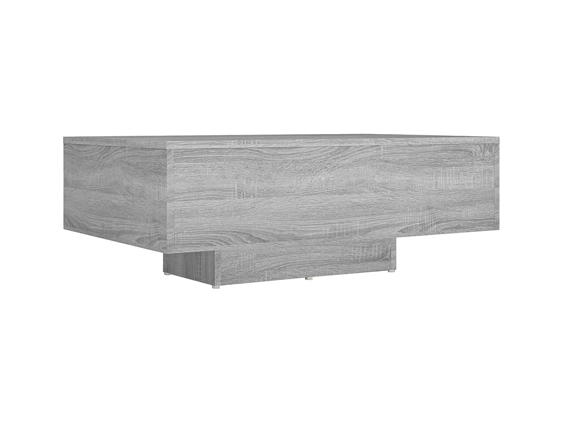 Mesa de centro | Mesa de apoio 85x55x31 cm derivados de madeira cinzento sonoma