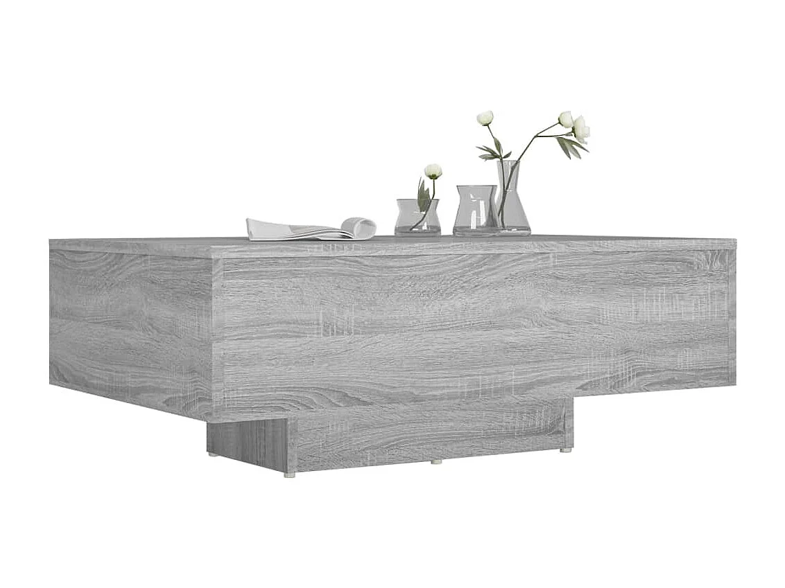 Couchtisch-Sofatisch-Beistelltische Grau Sonoma 85x55x31 cm Holzwerkstoff SHL38773