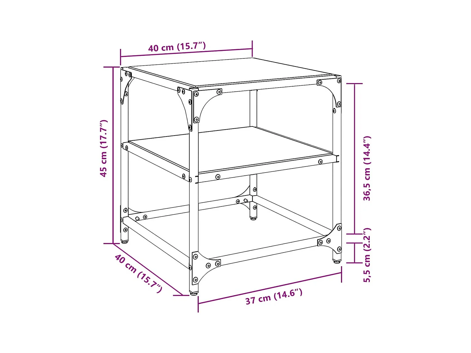 Mesa de centro-Mesa auxiliar madera contrachapada blanco 100x60x42 cm SHL1255