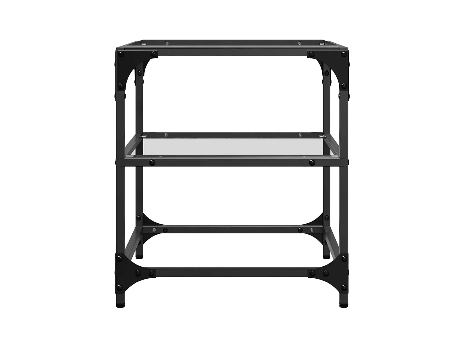 Mesa de centro-Mesa auxiliar madera contrachapada blanco 100x60x42 cm SHL1255