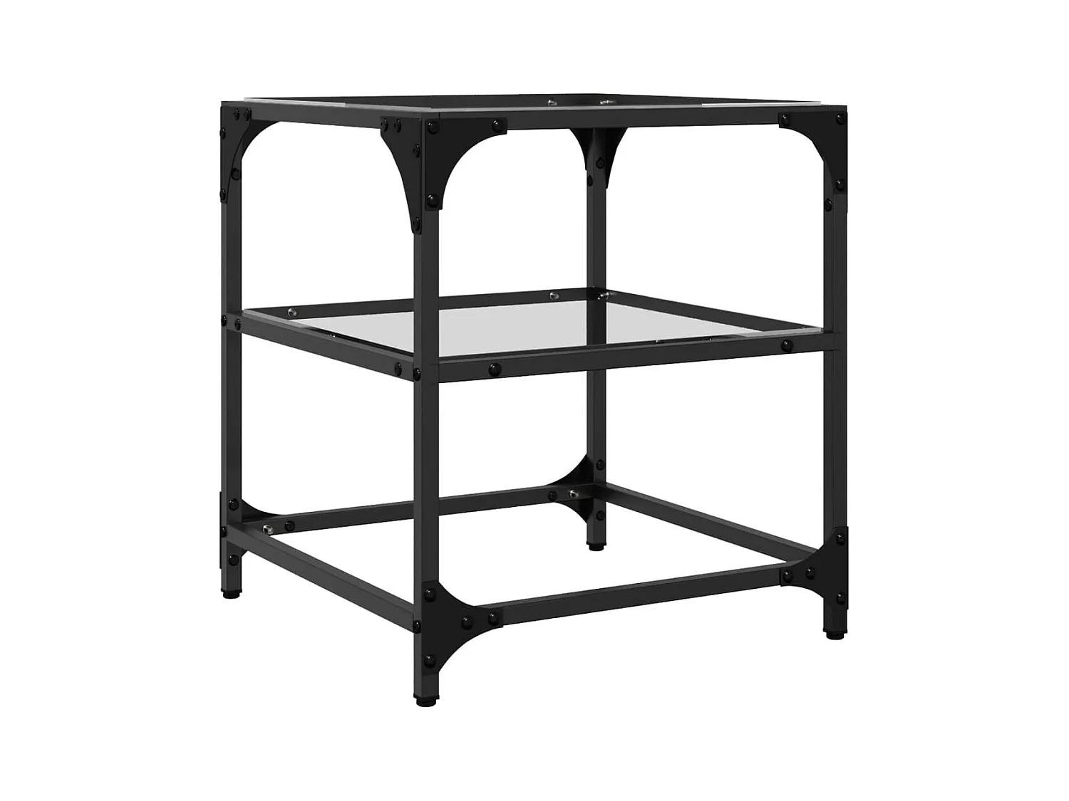 Mesa de centro-Mesa auxiliar madera contrachapada blanco 100x60x42 cm SHL1255