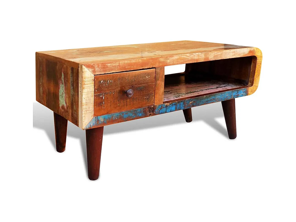 Juego de 3 pzas Mesas de centro | Mesa auxiliar madera maciza de mango SHL9452