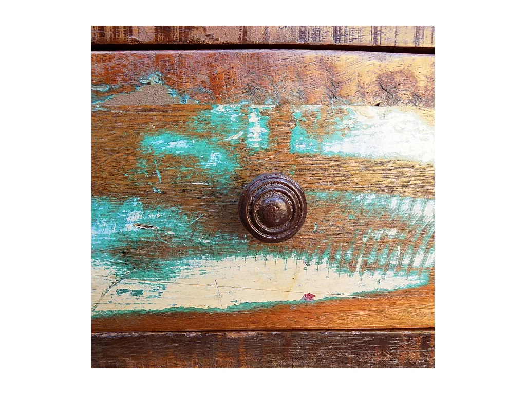 Juego de 3 pzas Mesas de centro | Mesa auxiliar madera maciza de mango SHL9452