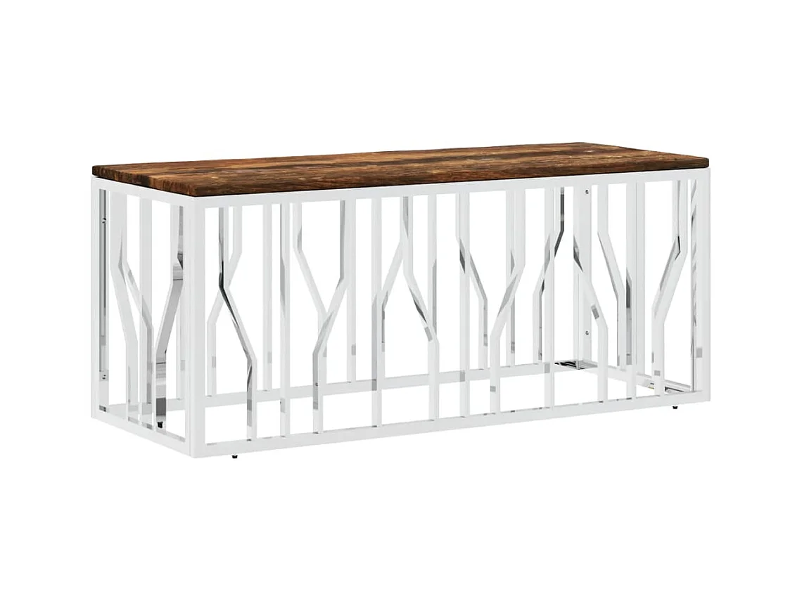 Mesa de centro | Mesa auxiliar con Infinity LED gris Sonoma 70x50x50 cm SHL52556