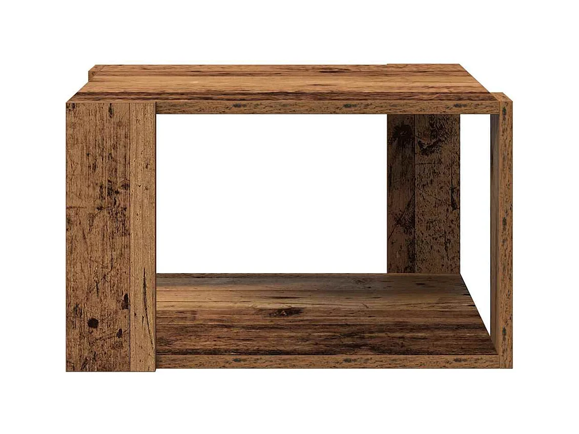 Mesa de centro | Mesa de apoio Madeira antiga 51.5x51.5x30 cm