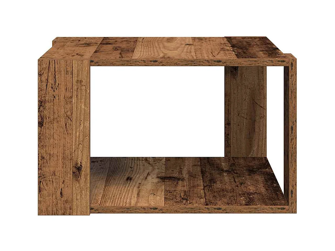 Mesa de centro | Mesa de apoio Madeira antiga 51.5x51.5x30 cm