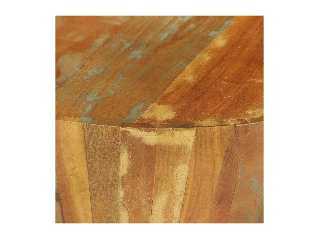 Mesa de centro | Mesa auxiliar 2 uds madera ingeniería roble ahumado 50x50x40cm SHL4404