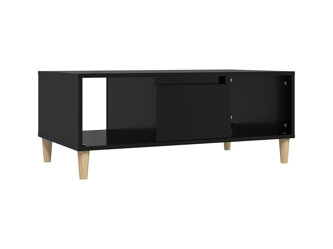 Table basse salon-Table d'appoint Noir 90x50x36,5 cm Bois d'ingénierie SHL81220