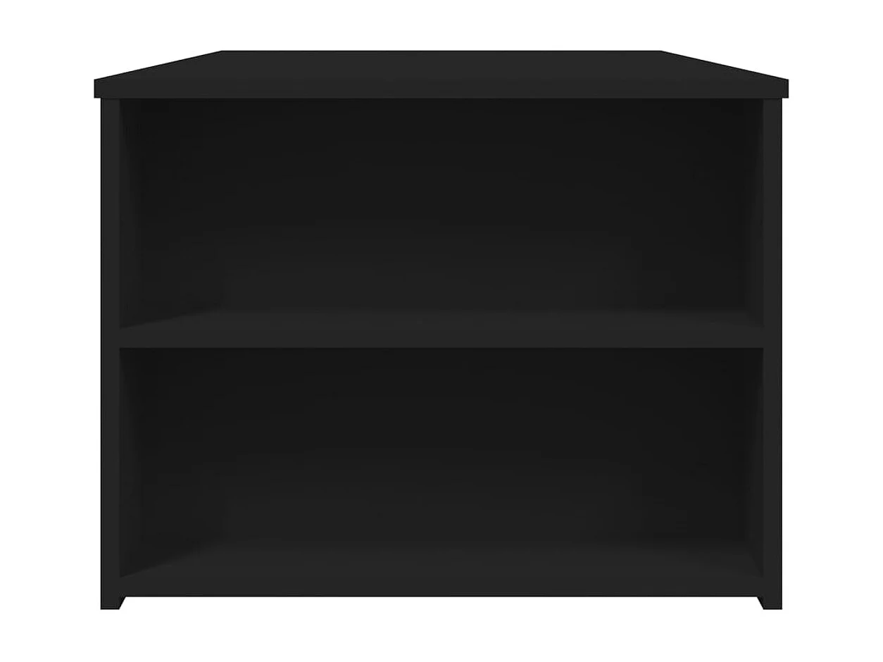 Table basse salon-Table d'appoint noir 102x55x42 cm bois d'ingénierie SHL27153