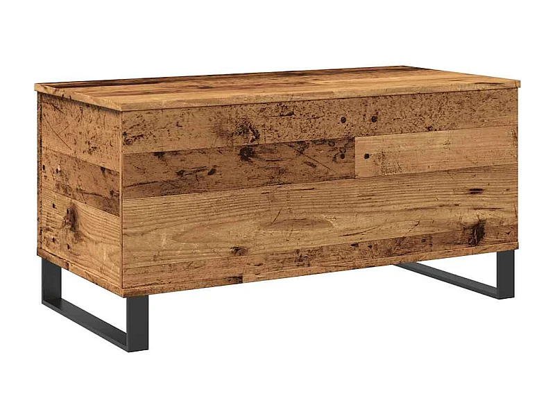 Couchtisch-Wohnzimmertisch-Beistelltische Altholz-Optik 90x44,5x45 cm Holzwerkstoff SHL90057