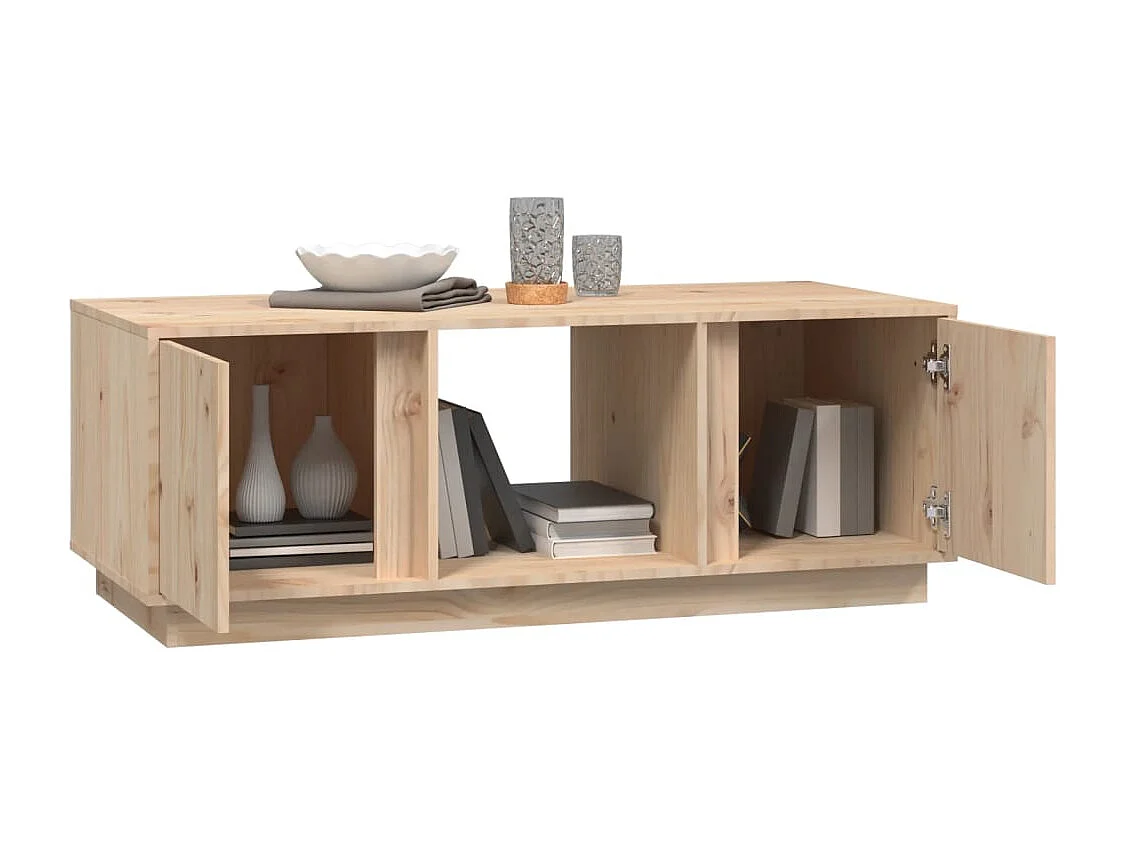 Mesa de centro | Mesa auxiliar madera contrachapada gris hormigón 90x50x40 cm SHL2018