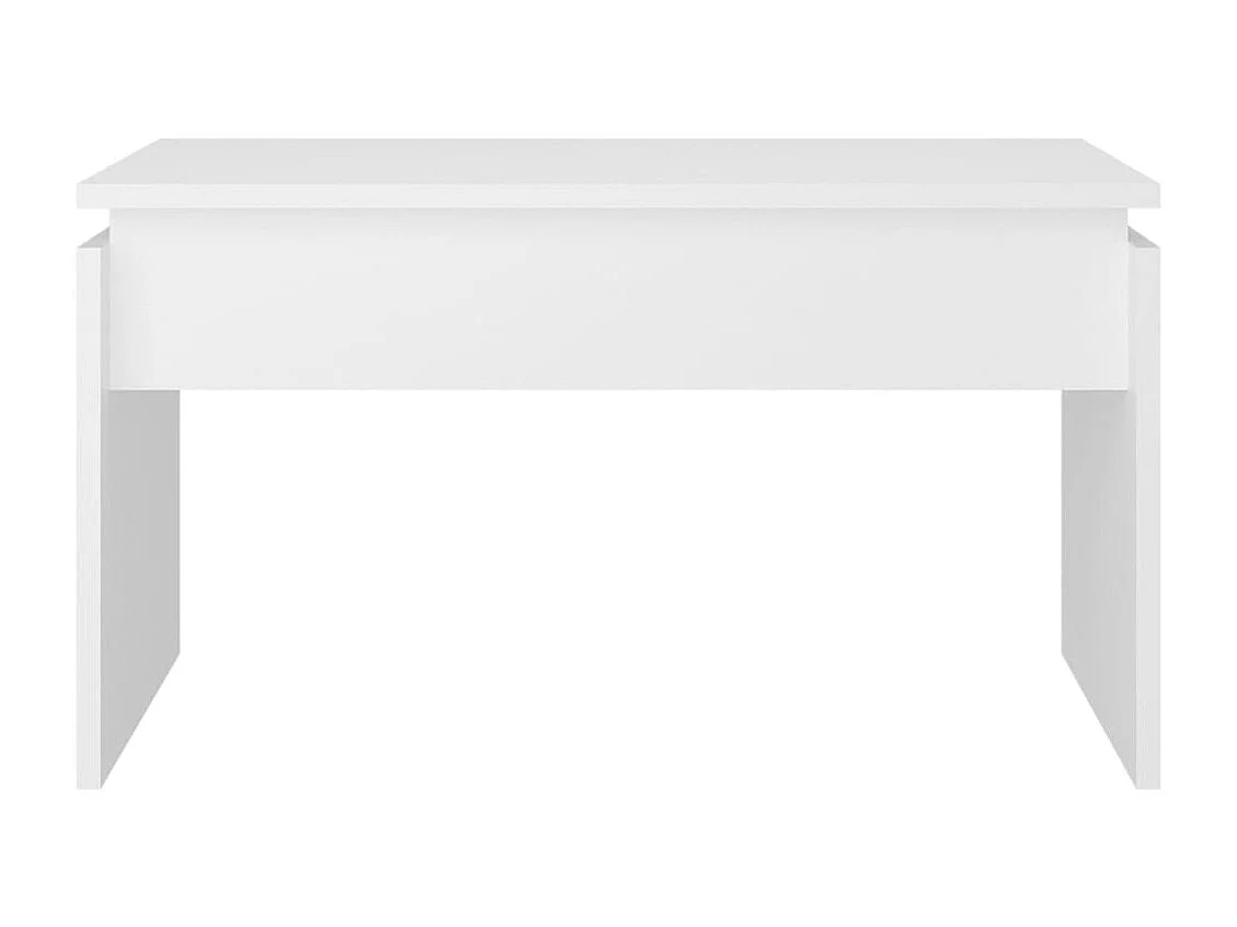 Table basse salon-Table d'appoint blanc 68x50x38 cm bois d'ingénierie SHL56314