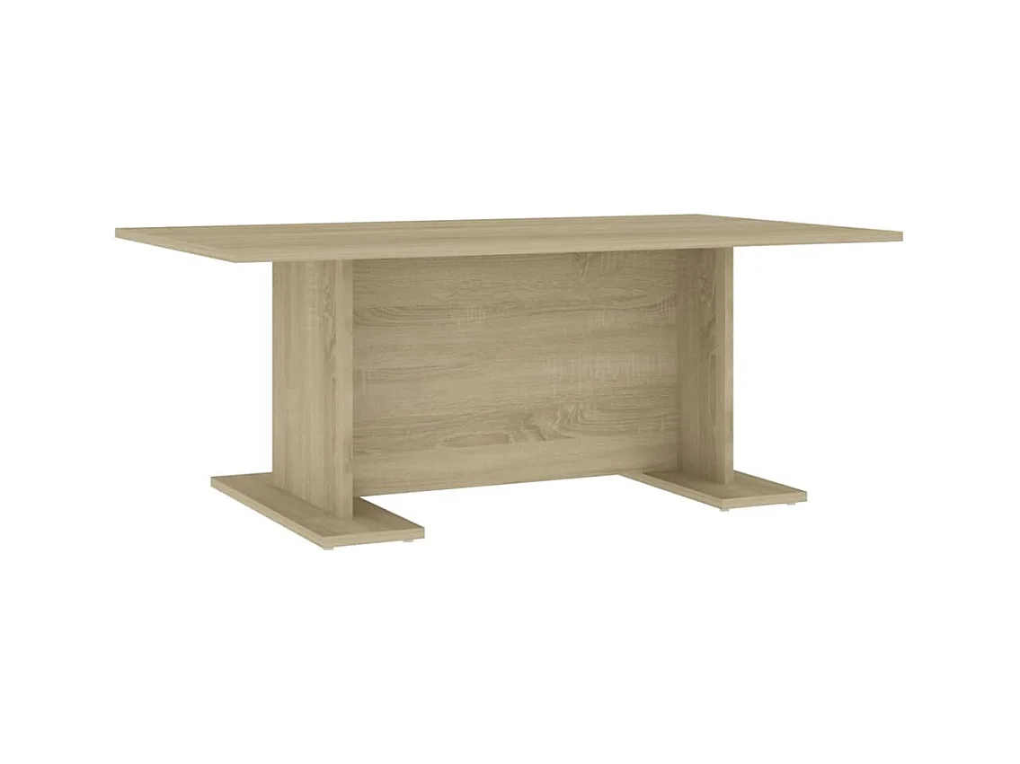 Mesa de centro | Mesa de apoio 103.5x60x40 cm contraplacado carvalho sonoma