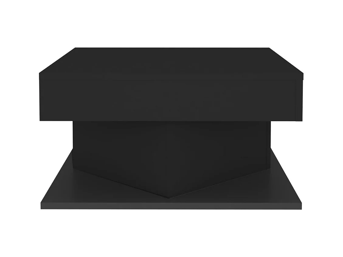 Table basse salon-Table d'appoint Noir 57x57x30 cm Bois d'ingénierie SHL67580