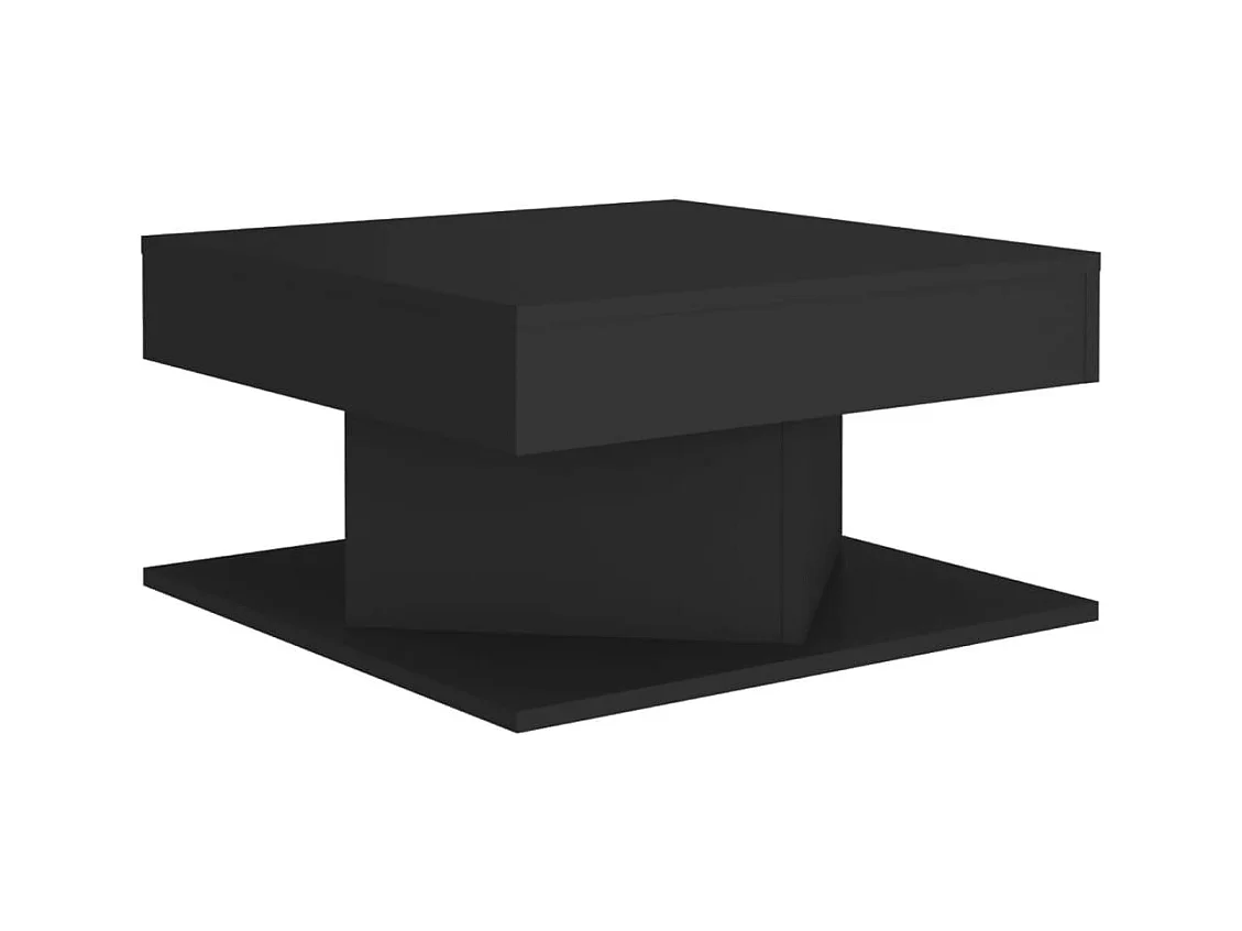 Table basse salon-Table d'appoint Noir 57x57x30 cm Bois d'ingénierie SHL67580