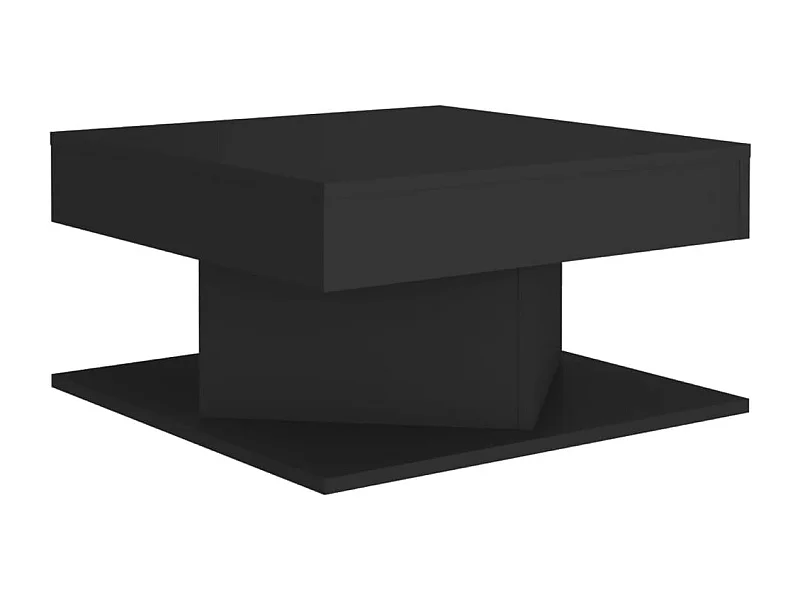 Table basse salon-Table d'appoint Noir 57x57x30 cm Bois d'ingénierie SHL67580