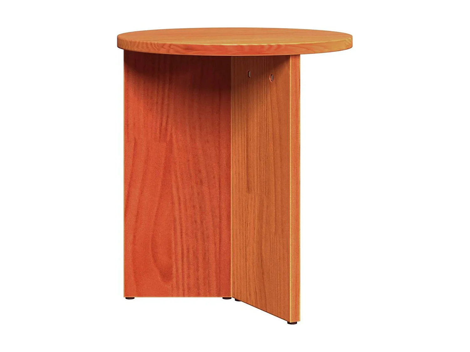 Salontafel Set van 2 | Woonkamertafel | Bijzettafel Wasbruin 49 x 49 x 28 cm Massief grenenhout