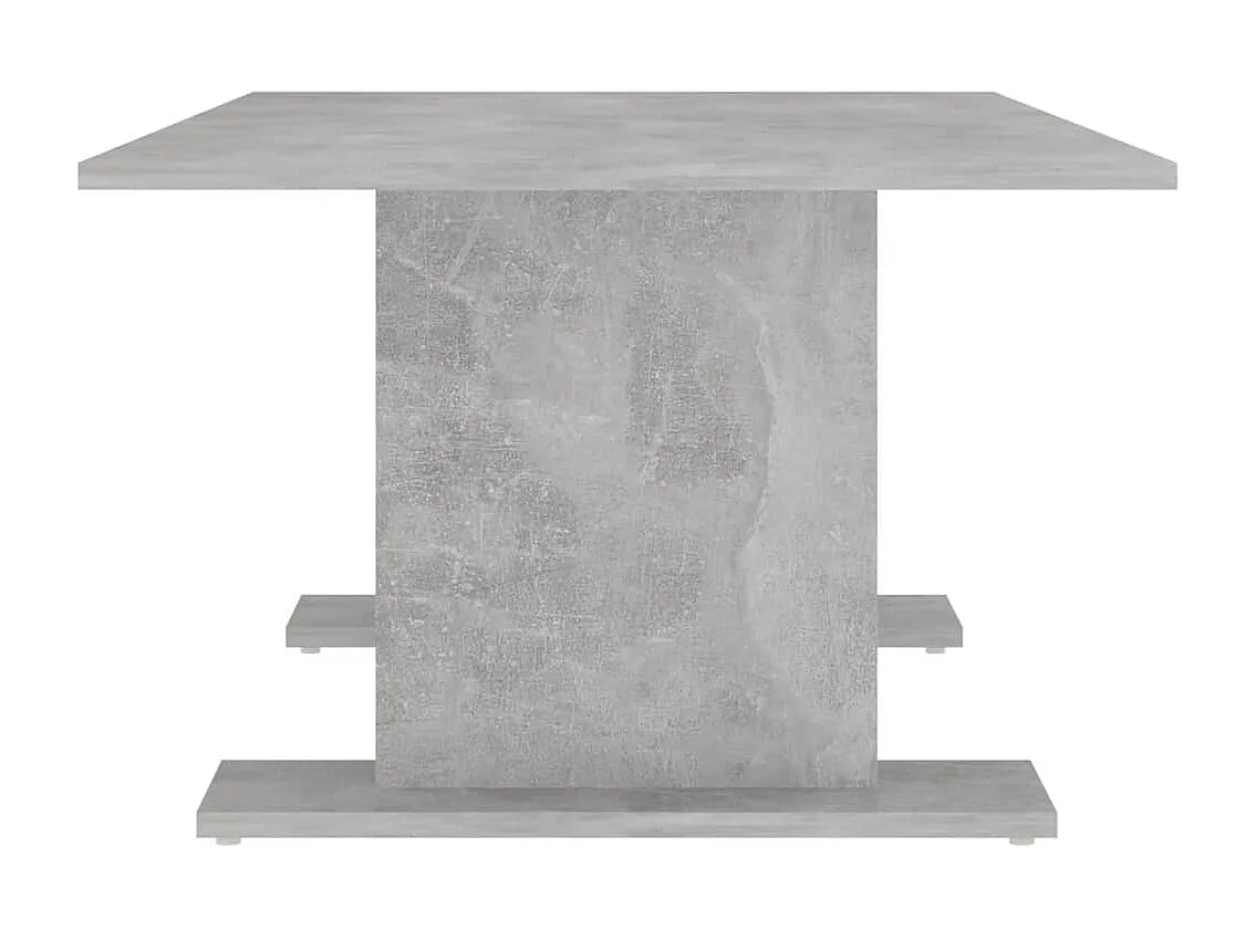 Mesa de centro | Mesa auxiliar con puertas de vidrio negra 68,5x50x50 cm SHL3012