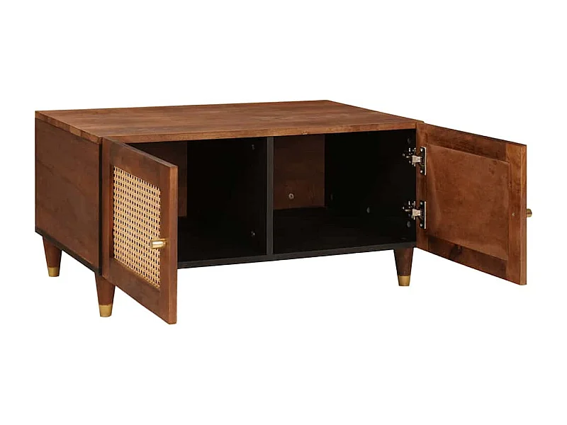 Mesas de centro | Mesa auxiliar apilables con tapa de vidrio 2 pzas acero SHL4579