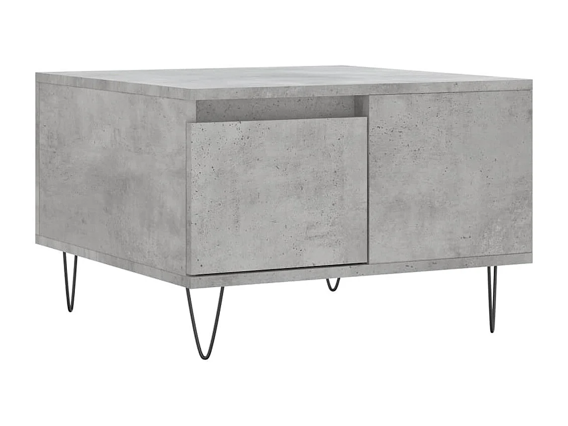 Couchtisch-Wohnzimmertisch-Beistelltische Betongrau 55x55x36,5 cm Holzwerkstoff SHL38585