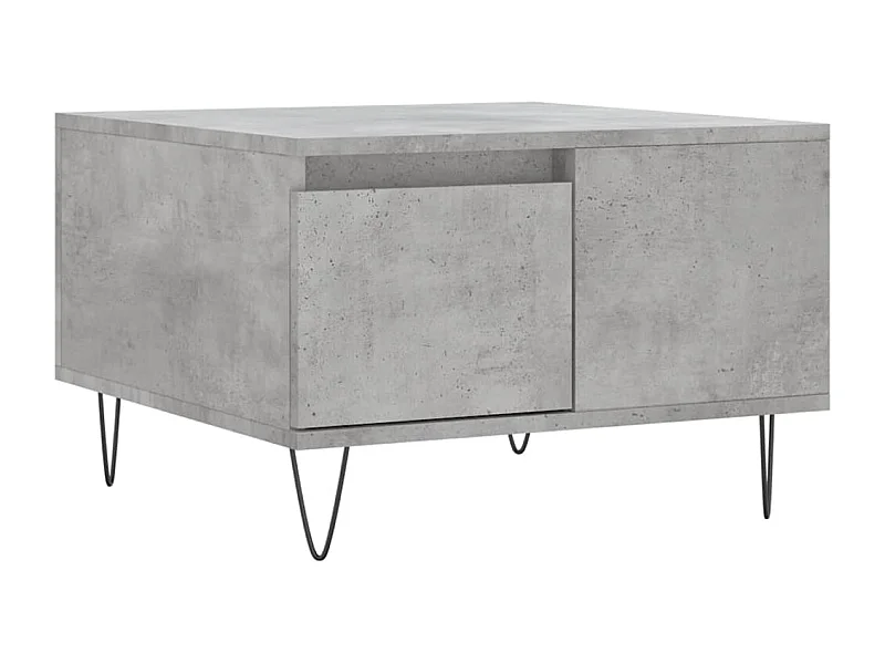 Couchtisch-Wohnzimmertisch-Beistelltische Betongrau 55x55x36,5 cm Holzwerkstoff SHL38585
