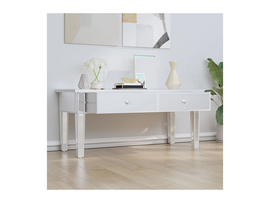 Mesa de centro | Mesa auxiliar acero rosa 68x50x50,5 cm SHL3922