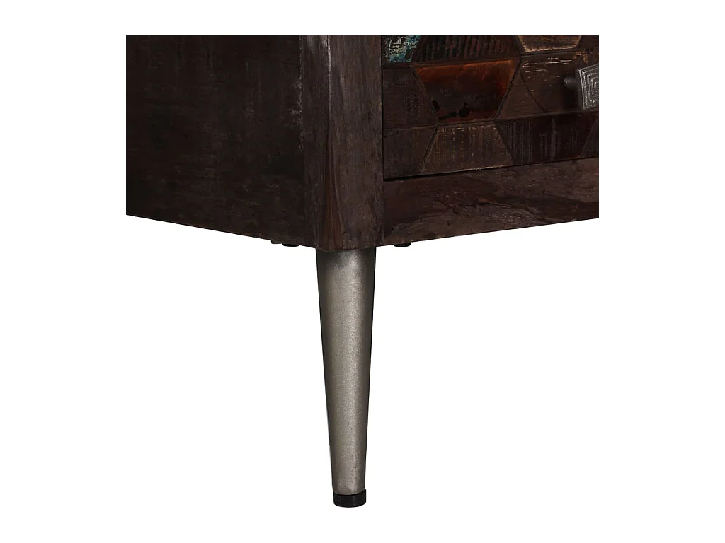 Mesa de centro | Mesa de café | Mesa auxiliar Beige y Negro 100x54x40 cm SHL4201