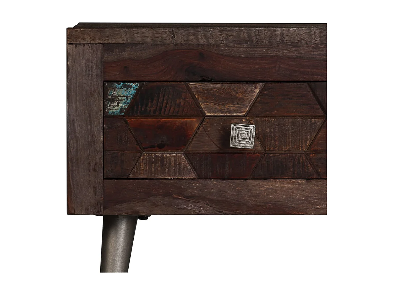 Mesa de centro | Mesa de café | Mesa auxiliar Beige y Negro 100x54x40 cm SHL4201