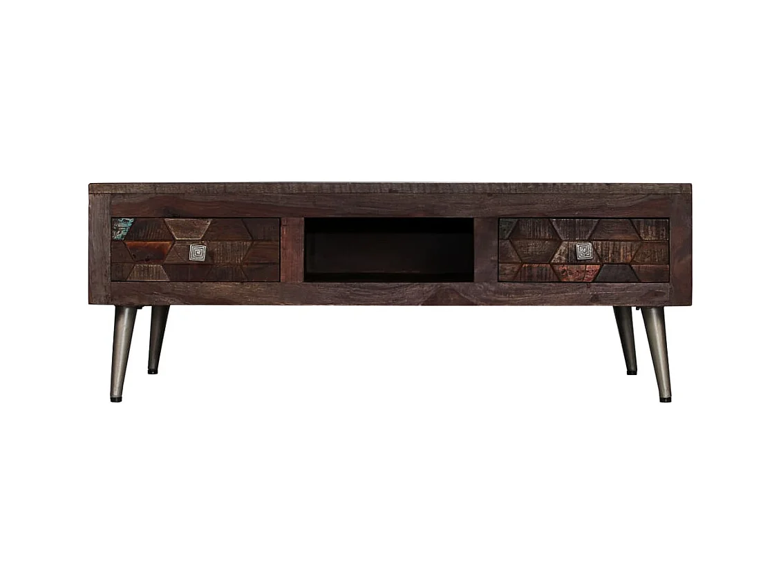 Table basse salon-Table d'appoint Bois de récupération solide 100x60x35 cm SHL25387