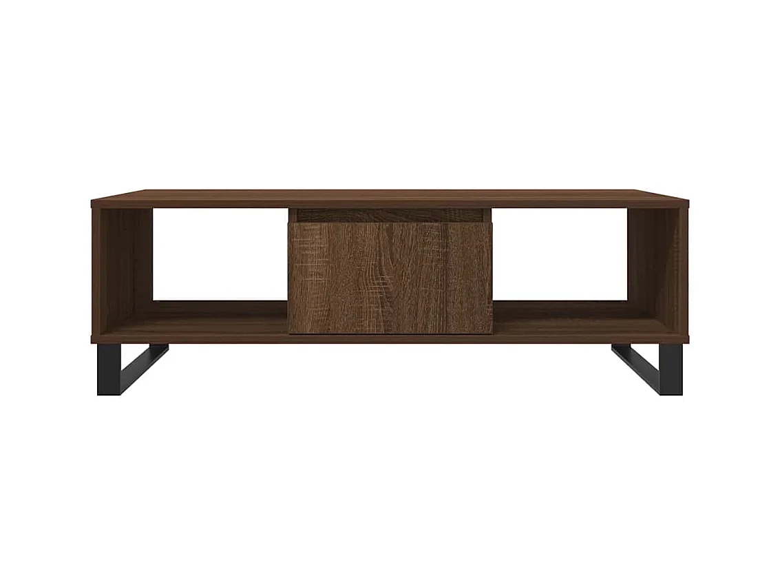 Mesa de centro | Mesa auxiliar madera de ingeniería marrón roble 60x45x31 cm SHL1786